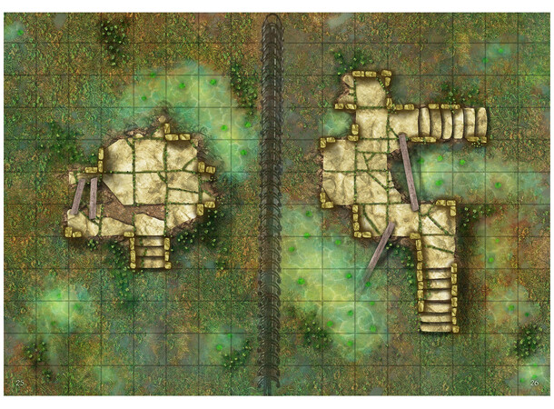Book of Battle Mats BIG Wrecks/Ruins 