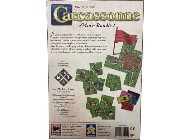 Carcassonne Mini-Bundle #1 Expansion Expansion till Carcassonne 