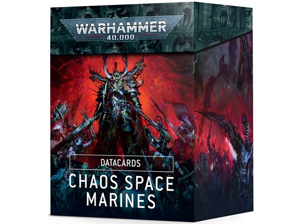 Chaos Space Marines Datacards Warhammer 40K