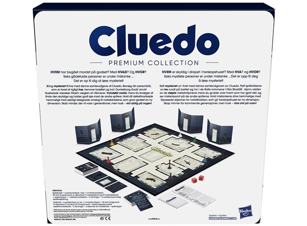 Cluedo Signature Collection Brettspill Norsk utgave