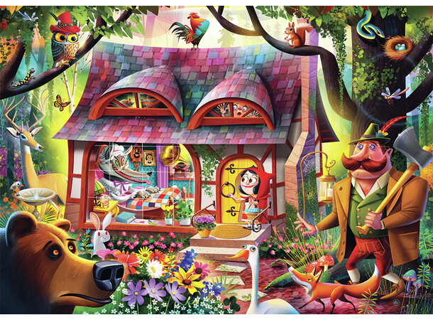 Come In Red Riding Hood 1000 bitar Ravensburger Puzzle Pussel 