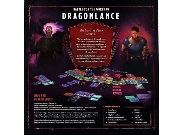 D&D Warriors of Krynn Brädspel Dragonlance 