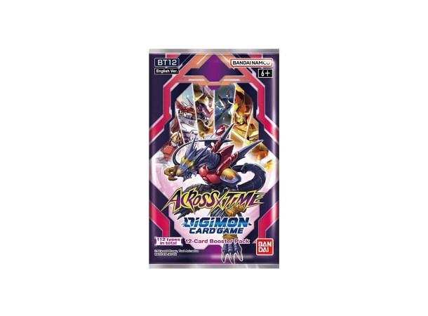 Digimon TCG Across Time Booster Digimon Card Game - BT-12