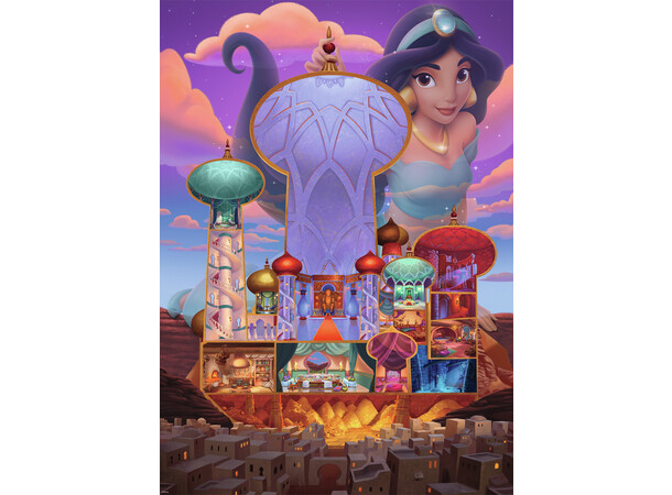 Disney Castle Jasmine 1000 biter Ravensburger Puzzle Puslespill