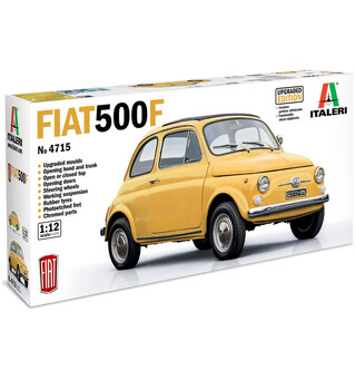Fiat 500 F Upgraded Version Italeri 1:12 Byggesett