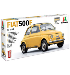 Fiat 500 F Upgraded Version Italeri 1:12 Byggsats