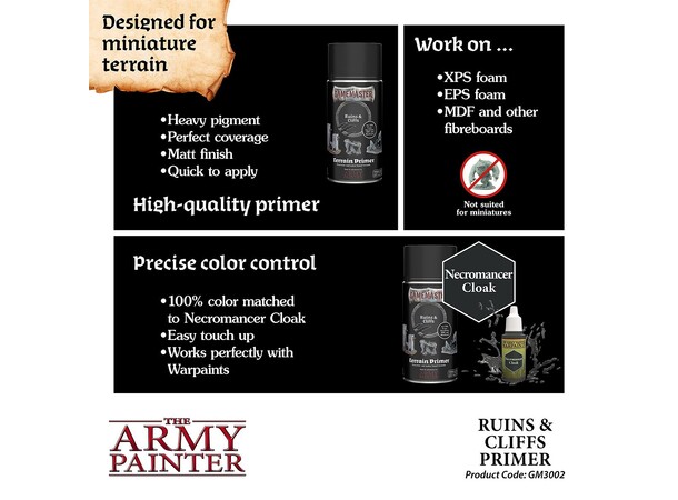 GameMaster Primer Ruins & Cliffs The Army Painter Terrain Primer 300ml 
