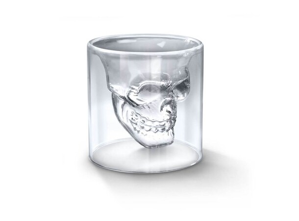 Hodeskalle Shotteglass - 1 stk Skull Shot Glass