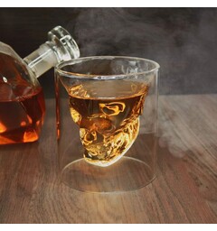 Hodeskalle Shotteglass - 1 stk Skull Shot Glass
