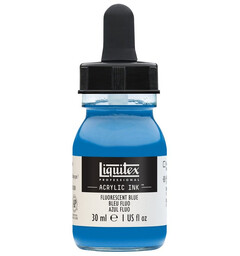 Ink Acrylic Fluorescent Blue Liquitex 984 - 30 ml