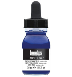 Ink Acrylic Phthalocyanine Blue Green Liquitex 316 - 30 ml