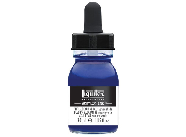 Ink Acrylic Phthalocyanine Blue Green Liquitex 316 - 30 ml