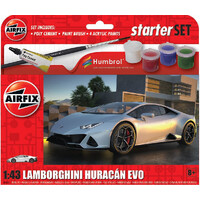 Lamborghini Huracan Evo Starter Set Airfix 1:43 Byggesett 11 cm