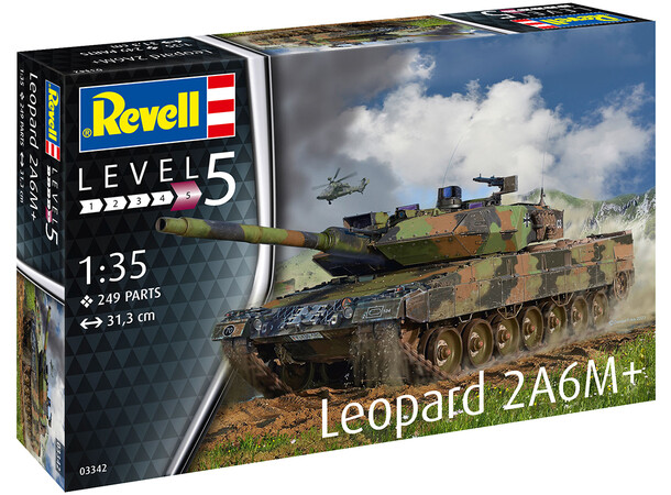 Leopard 2 A6M+ Revell 1:35 Byggesett