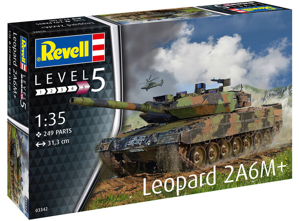 Leopard 2 A6M+ Revell 1:35 Byggesett 