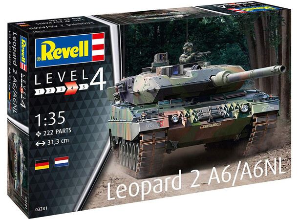Leopard 2 A6/A6NL Revell 1:35 Byggsats 