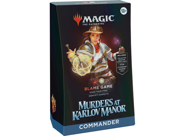 Magic Murder Karlov Manor Commander #4 Blame Game Commander Deck