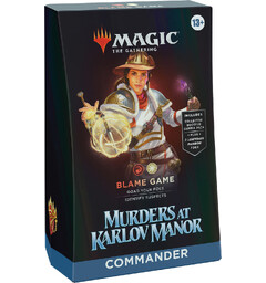 Magic Murder Karlov Manor Commander #4 Blame Game Commander Deck