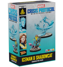 Marvel Crisis Protocol Iceman/Shadowcat Utvidelse til Marvel Crisis Protocol