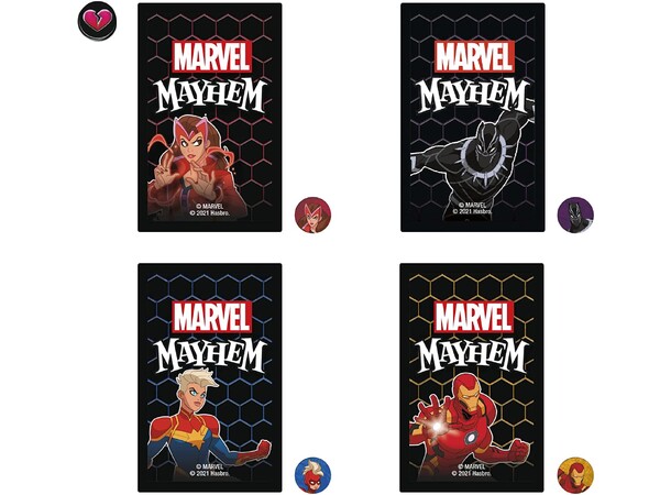 Marvel Mayhem Kortspel Svensk utgåva 
