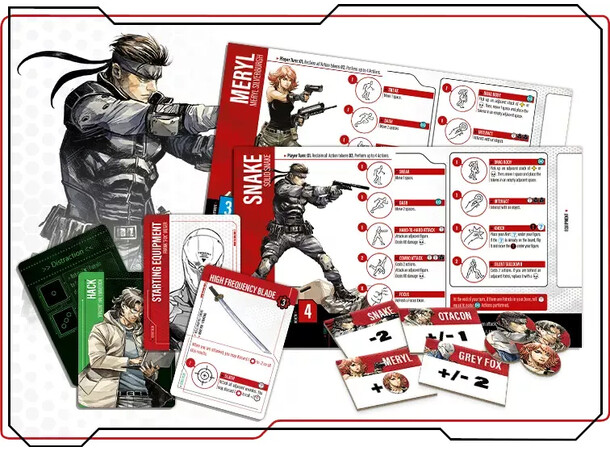 Metal Gear Solid Board Game Brettspill Retail Edition