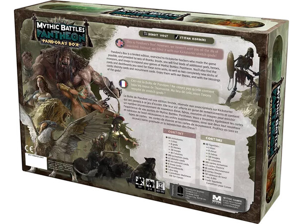 Mythic Battles Pantheon Pandoras Box Utvidelse til Mythic Battles Pantheon