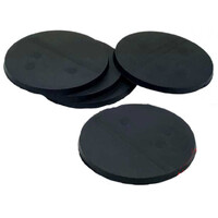 Plastbas Svart Round - 50mm (5 st) Green Stuff World