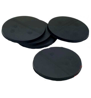 Plastbaser Svart Round - 50mm (5 stk) Green Stuff World