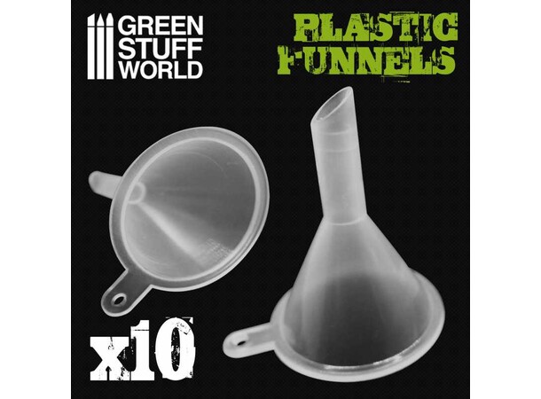 Plastic Funnels - Trattar plast (10 st) Green Stuff World 