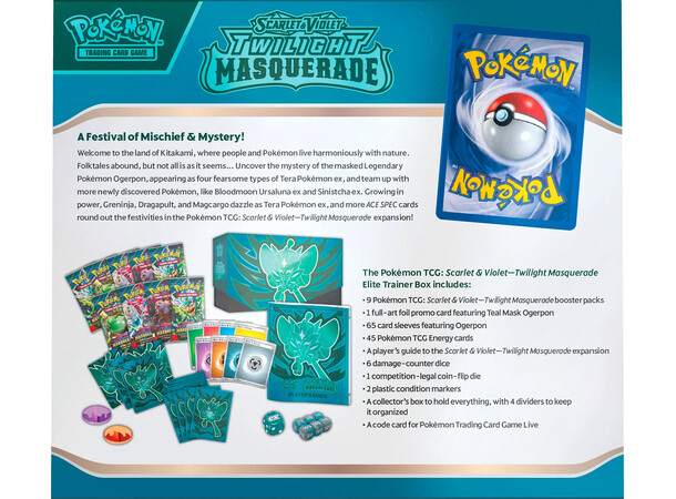 Pokemon Twilight Masquerade ETB Elite Trainer Box 