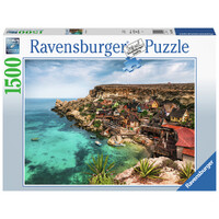Popey Valley Malta 1500 bitar Pussel Ravensburger Puzzle