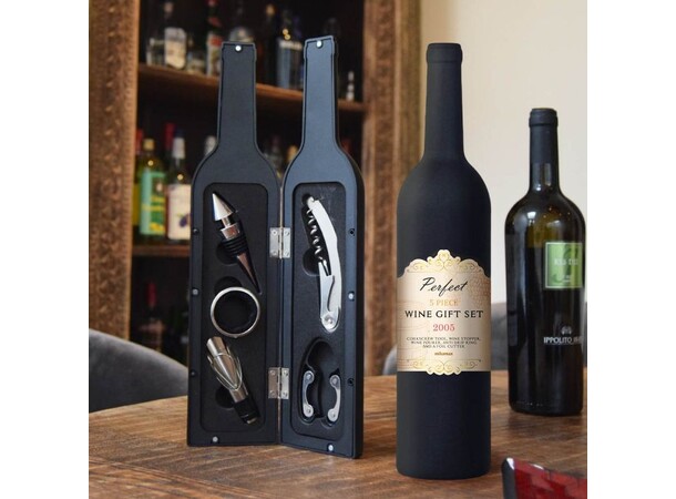 Presentset Vinflaska - 5 delar Wine Gift Set 