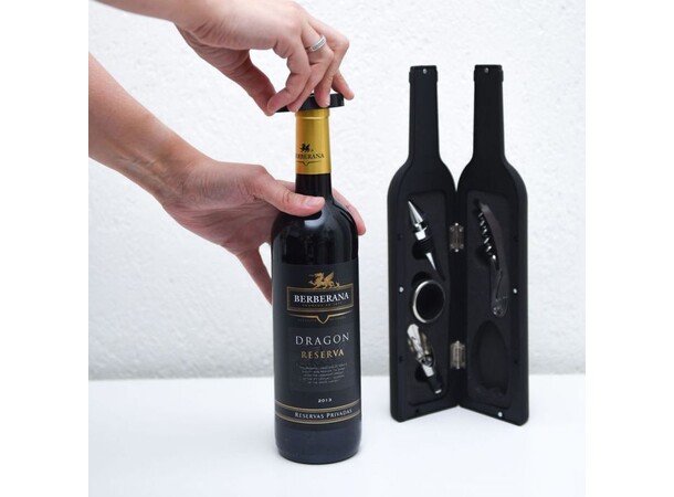 Presentset Vinflaska - 5 delar Wine Gift Set 