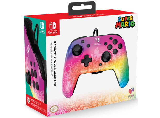 Rematch Wired Controller Nintendo Switch Star Spectrum 