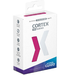 Sleeves Cortex Rosa 100 stk - 66x91 Ultimate Guard Standard Size