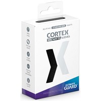 Sleeves Cortex Svart MATTE x100 - 66x91 Ultimate Guard Standard Size