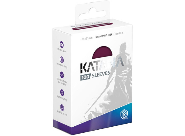 Sleeves Katana Radiant Plum x100 66x91 Ultimate Guard Kortbeskytter/DeckProtect