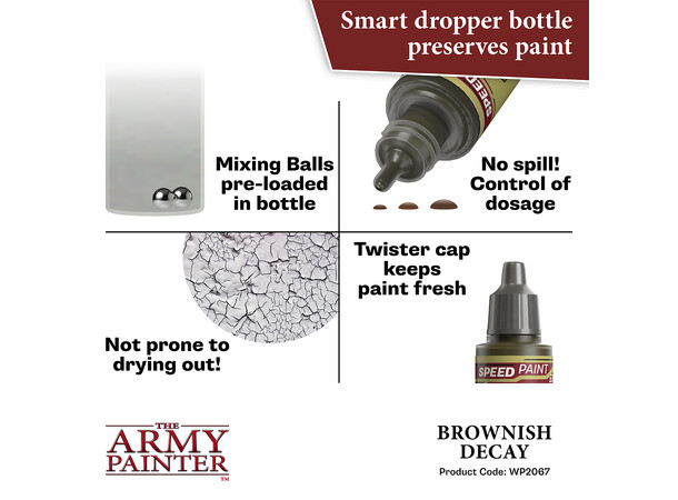 Speedpaint 2.0 Brownish Decay Army Painter - 18ml 