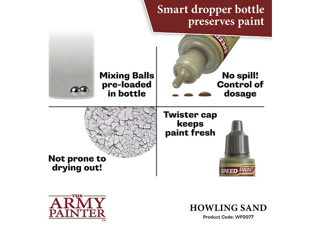 Speedpaint 2.0 Howling Sand Army Painter - 18ml 