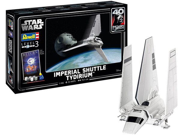 Star Wars Imperial Shuttle Tydirium Revell 1:106 Byggesett 
