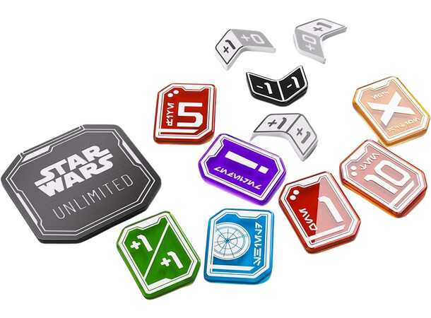 Star Wars Unlimited Acrylic Tokens Pro GameGenic - 55 stk 