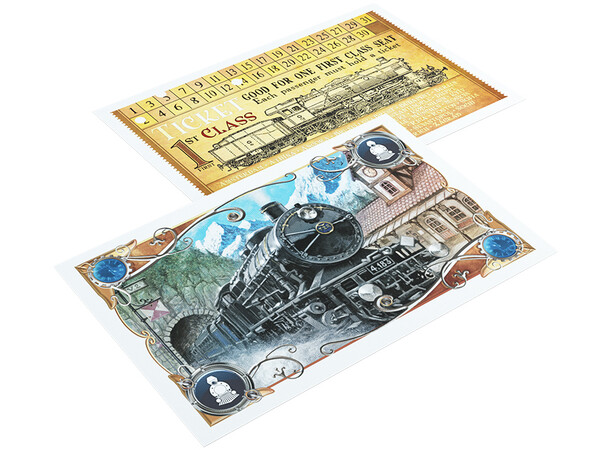 Ticket to Ride Europe Sleeves - 168 st Officiella kortskydd 