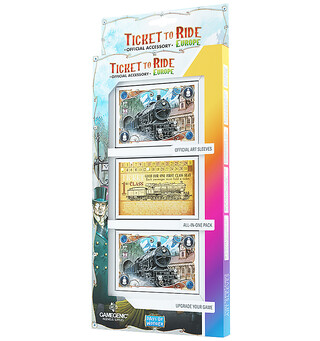 Ticket to Ride Europe Sleeves - 168 stk Offisielle kortbeskyttere
