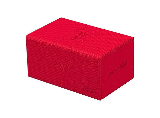 Twin Flip N Tray 160+ Rød Ultimate Guard - Monocolor 