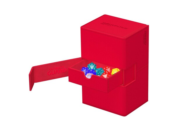 Twin Flip N Tray 160+ Rød Ultimate Guard - Monocolor 