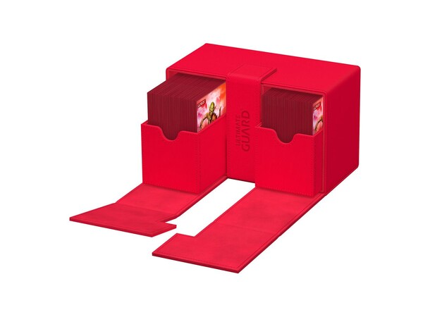 Twin Flip N Tray 160+ Rød Ultimate Guard - Monocolor 