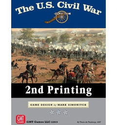 US Civil War Brettspill 3rd Edition, 2nd Printing