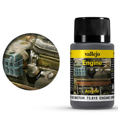 Vallejo Engine Engine Grime - 40ml Weathering Effects - Acrylic