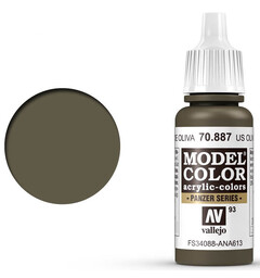 Vallejo Model Color Olive Drab 17ml Tilsvarer 4315AP | XF-51 | XF-72
