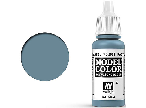 Vallejo Model Color Pastel Blue 17ml Tilsvarer 4639AP | 4786AP